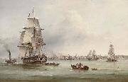 Samuel Walters The three-masted merchantman china oil painting artist